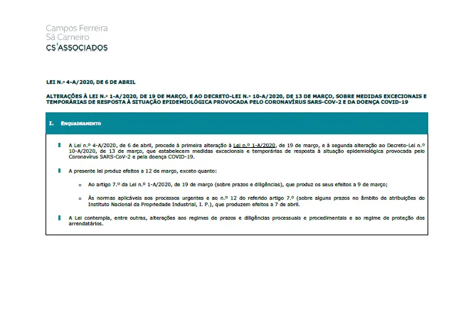 Amendments to exceptional and temporary measures in response to the epidemiological situation of Covid-19