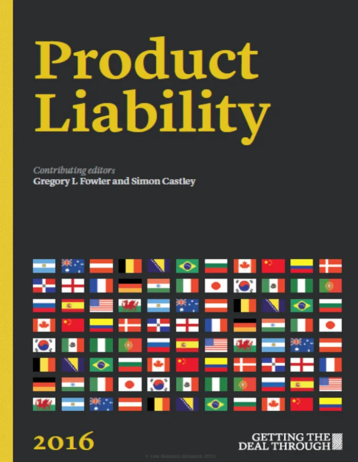 Product Liability 2016