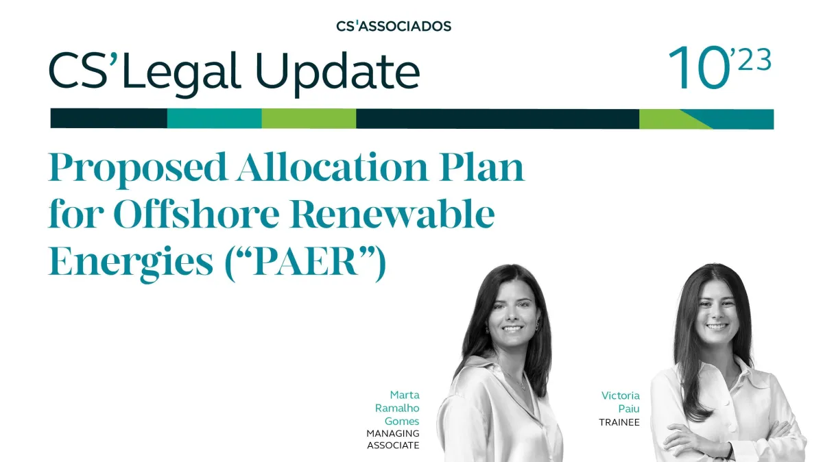 Proposed Allocation Plan for Offshore Renewable Energies (“PAER”)