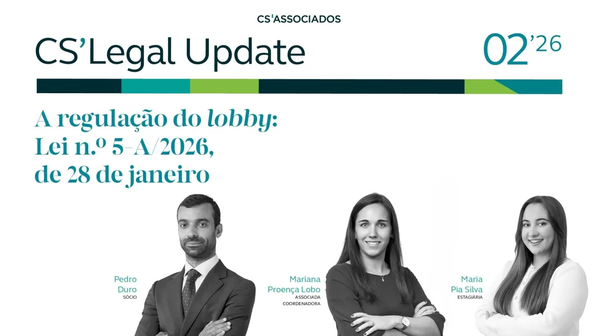 A regulação do lobby: Lei n.º 5-A/2026,de 28 de janeiro