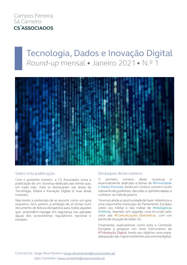 Round-up Jan 2021 - Tecnologia, Dados e Inovação Digital