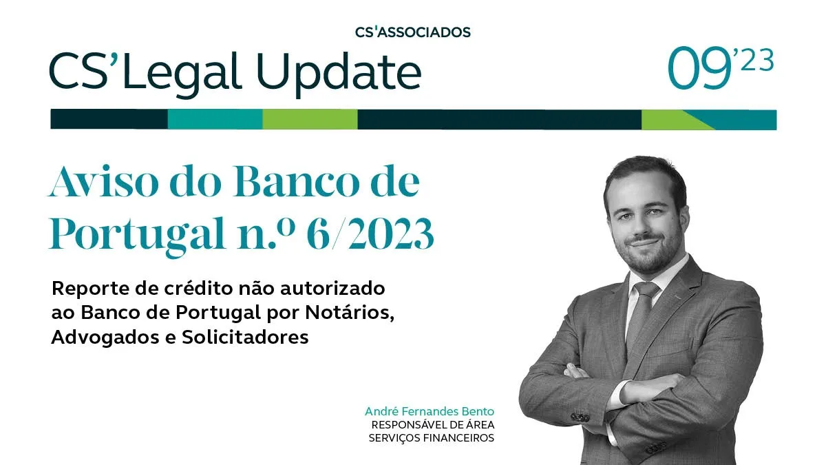Aviso do Banco de Portugal n.º 6/2023