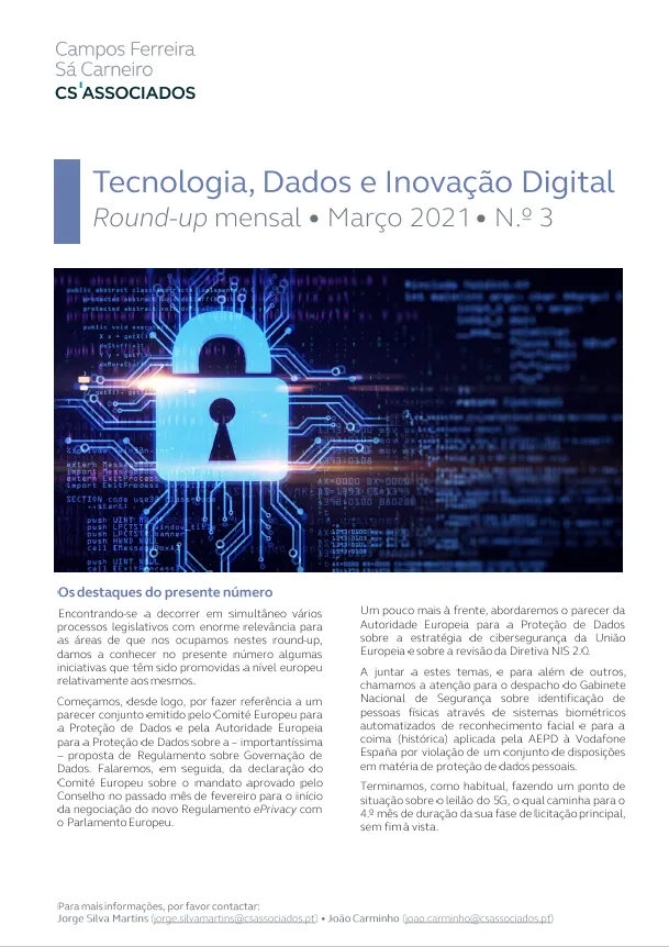 Round-up Mar 2021 - Tecnologia, Dados e Inovação Digital