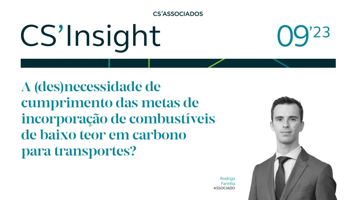 A (des)necessidade de cumprimento das metas de incorporação de combustíveis de baixo teor em carbono para transportes?