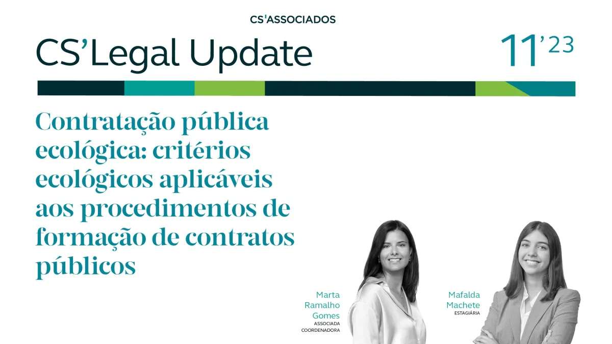 Contratação pública ecológica: critérios ecológicos aplicáveis aos procedimentos de formação de contratos públicos